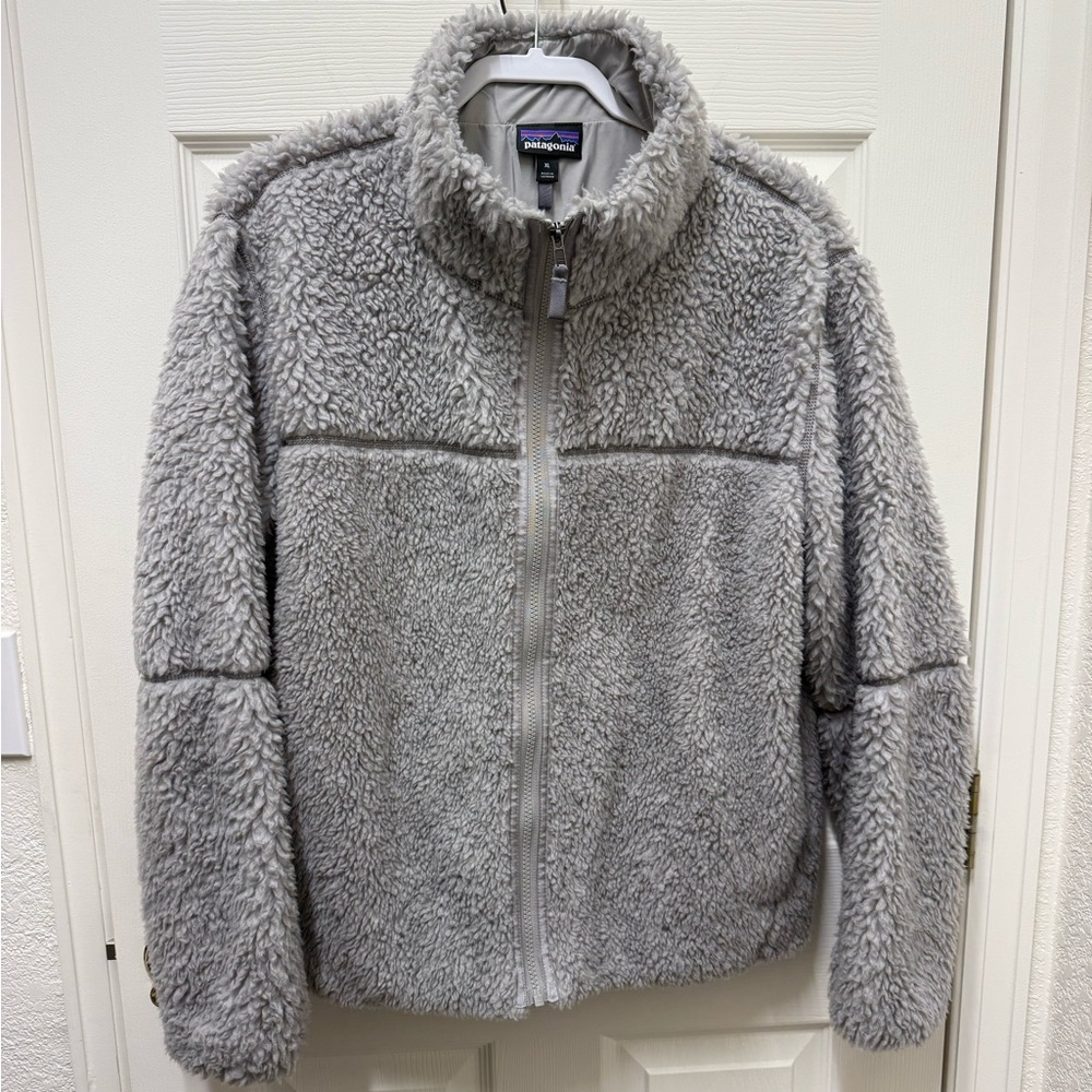 Patagonia Lunar Dusk Fleece Jacket Like New Size XL Gray